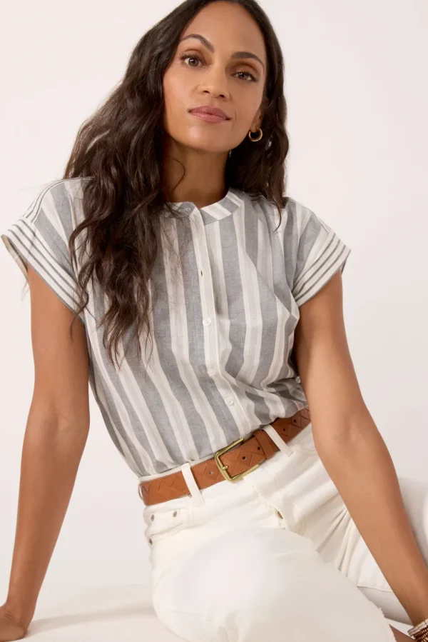 Addison Stripe Mix Shirt