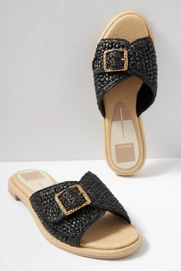 Alonzo Raffia Sandal