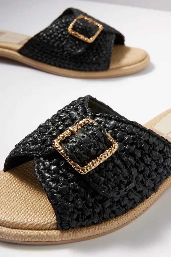 Alonzo Raffia Sandal