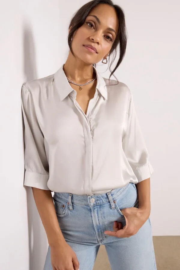 Aly Satin Shirt