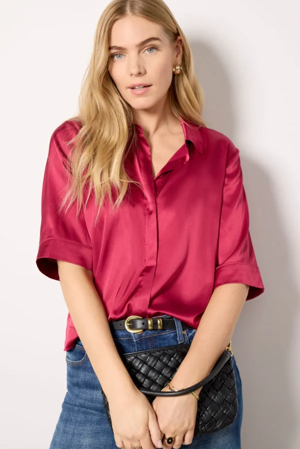 Aly Satin Shirt