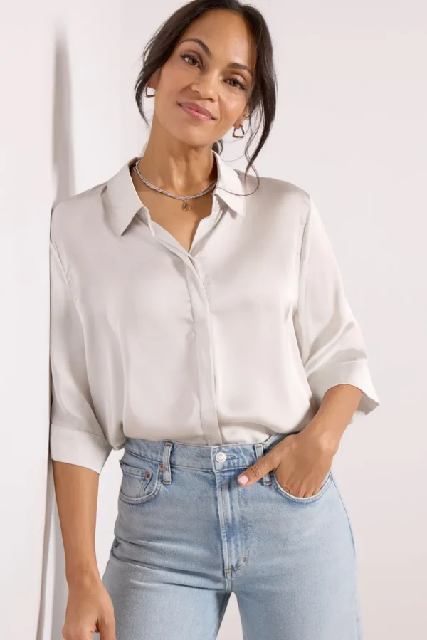 Aly Satin Shirt