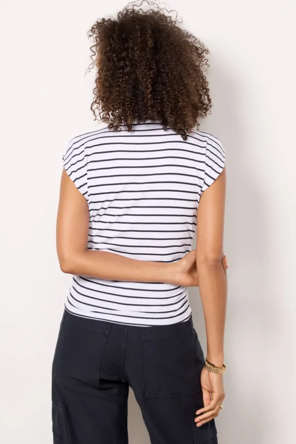 Amara Stripe Rib Top