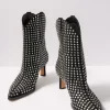 Anzel Crystal Stud Boot