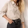 Arli Faux Suede Shirt