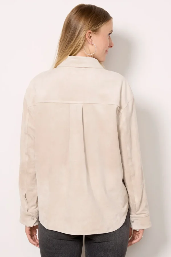 Arli Faux Suede Shirt