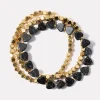 Asha Heart Bracelet Stack