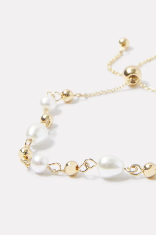 Audra Pearl Chain Bracelet