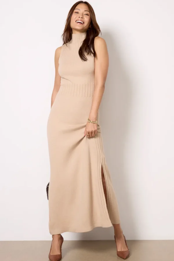 Aurora Funnel Neck Maxi Dress