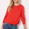 Beth Long Sleeve Bubble Top