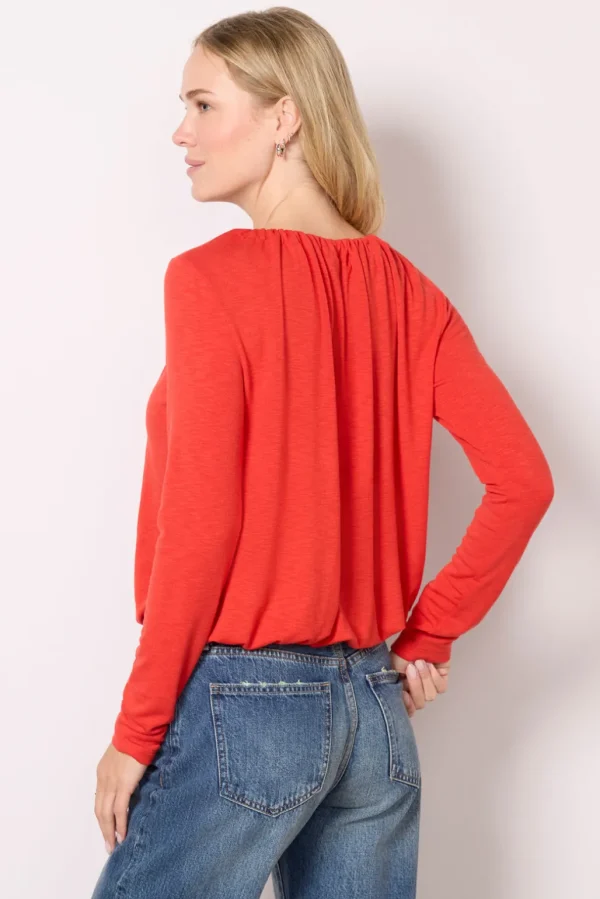 Beth Long Sleeve Bubble Top