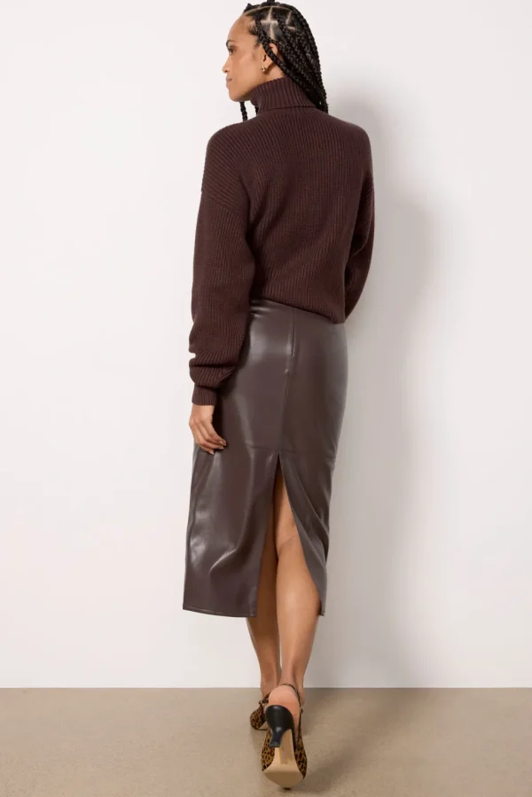 Better Than Leather Midi Skirt