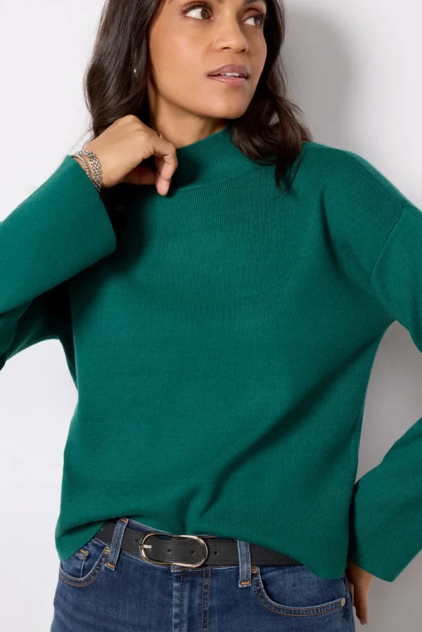 Bonnie Mock Neck Pullover