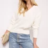 Brynn V Neck Ottoman Top