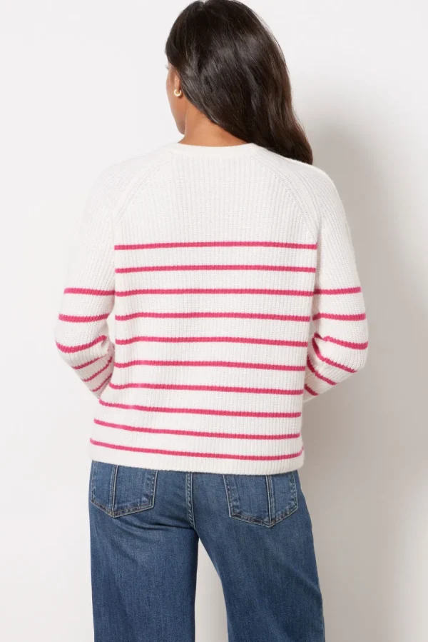 Campbell Cashmere Stripe Pullover