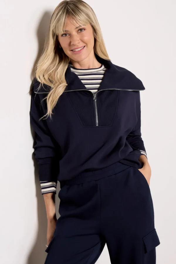 Catherine Half Zip Sweat