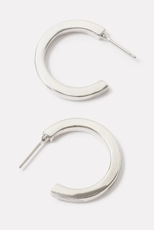 Cecily Flat Hoops