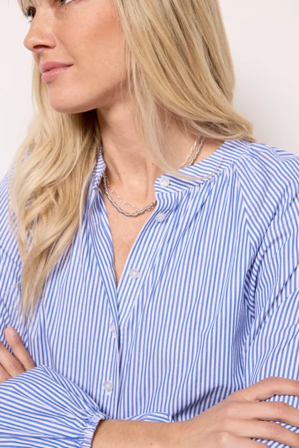 Cella Stripe Long Sleeve Top