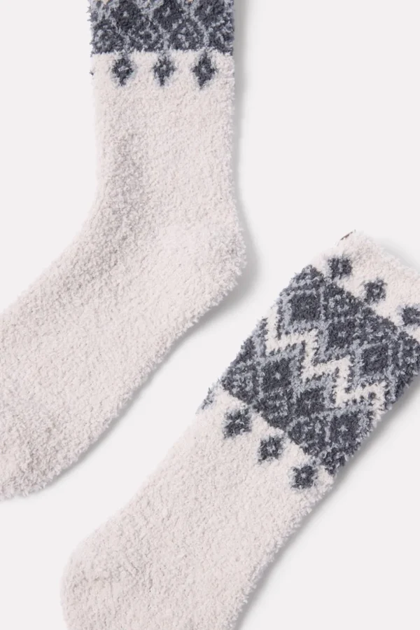 CozyChic Fair Isle Sock