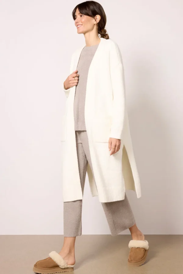 CozyChic Luxe High Slit Cardigan