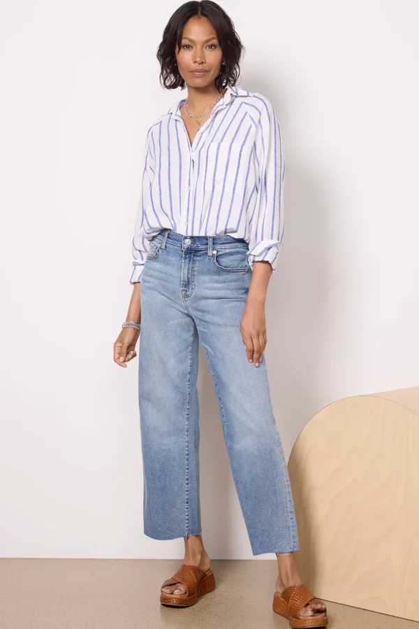 Cropped Alexa w Raw Hem