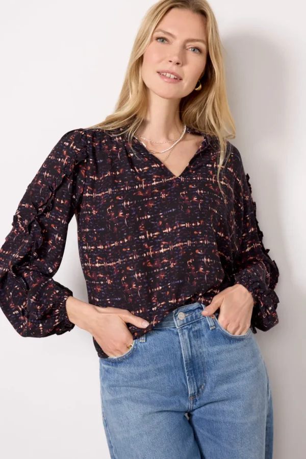 Dana Ruffle Blouse