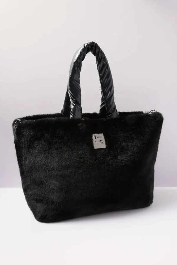 Duplex Reversible Fur Tote