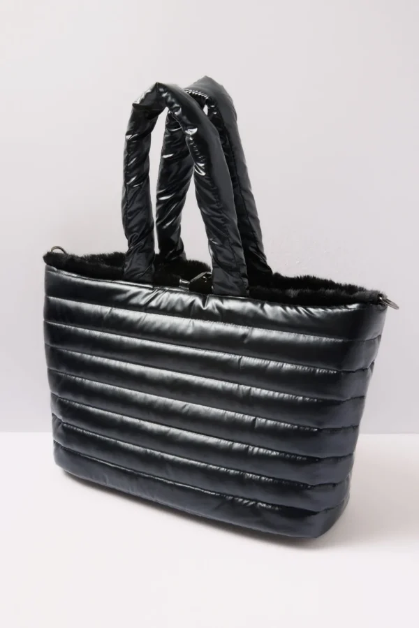 Duplex Reversible Fur Tote