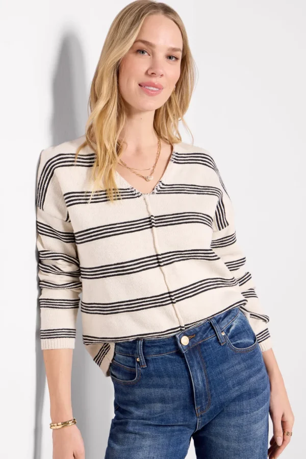 Easy V Neck Sweater