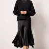 Edwina Satin Skirt