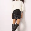 Ellie Faux Leather Skirt