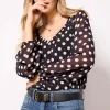 Eloise Polka Dot Chiffon Blouse