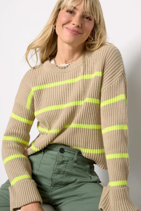 Emma Crew Stripe Pullover