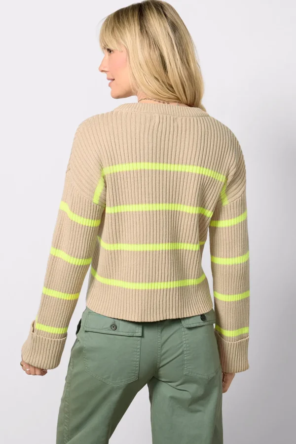 Emma Crew Stripe Pullover