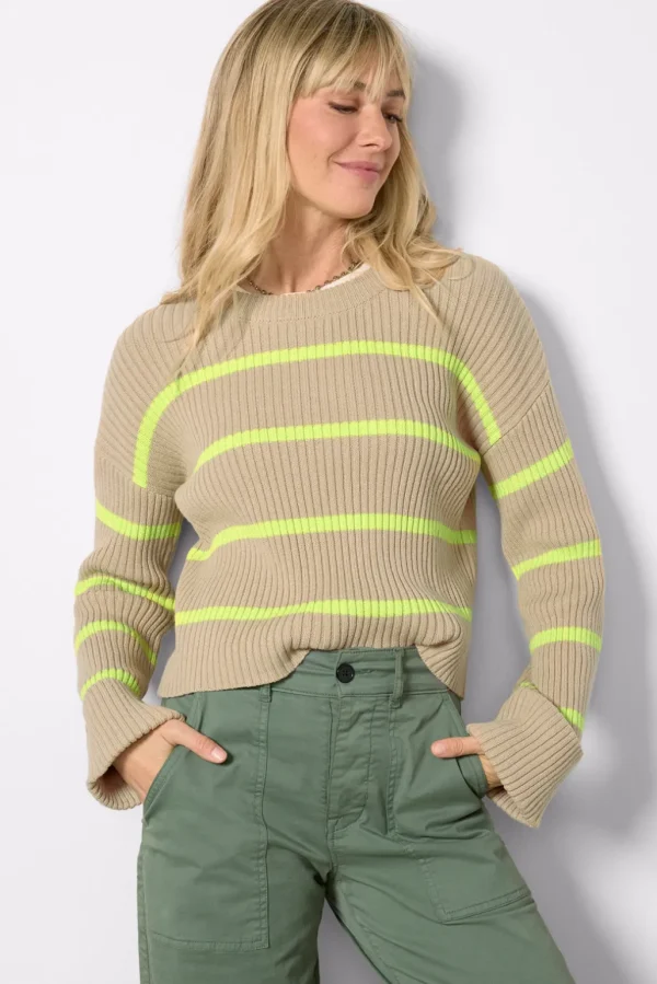 Emma Crew Stripe Pullover