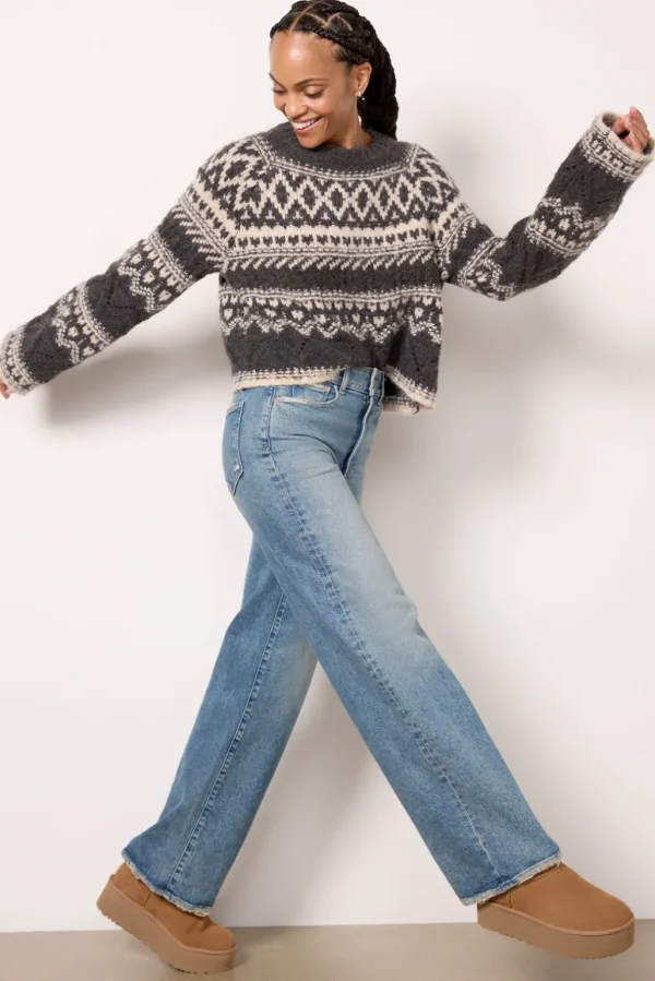Fairisle Crew Neck Sweater