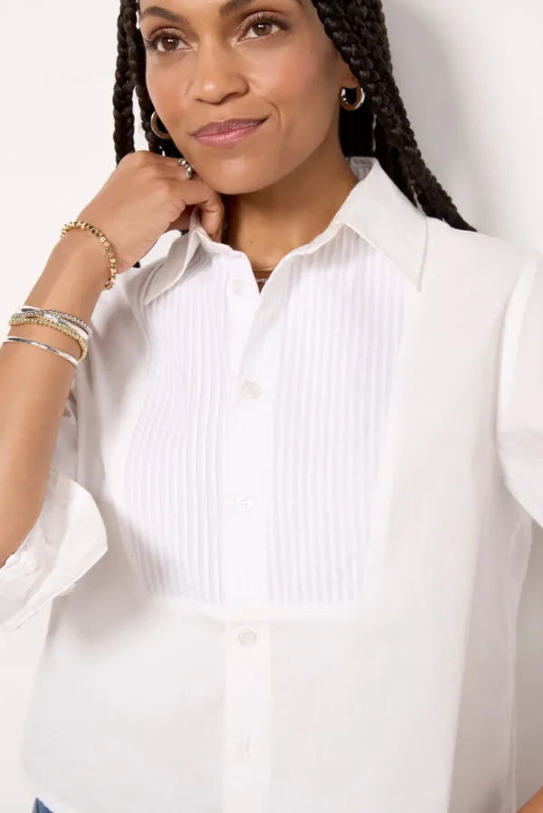 Fino Boxy Cropped Shirt