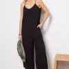 Flared Gauze Jumpsuit