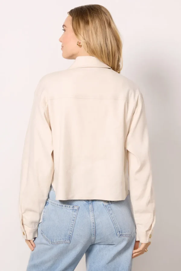 Frankie Stretch Linen Shacket