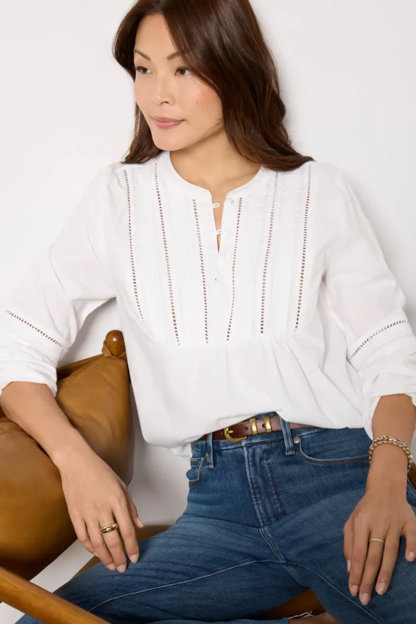 Jacqueline Lace Inset Blouse