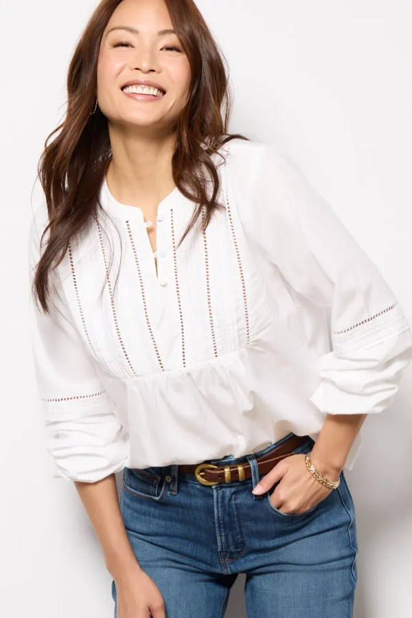 Jacqueline Lace Inset Blouse