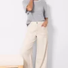 Joelle Stretch Linen Trouser