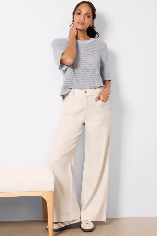 Joelle Stretch Linen Trouser