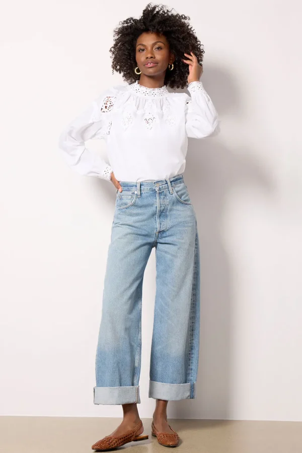 Lace Popover Blouse
