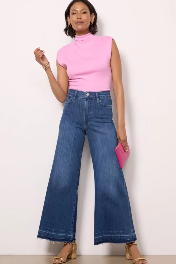 Le Palazzo Crop Wide Released Hem