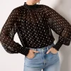 Millie Metallic Dot Blouse