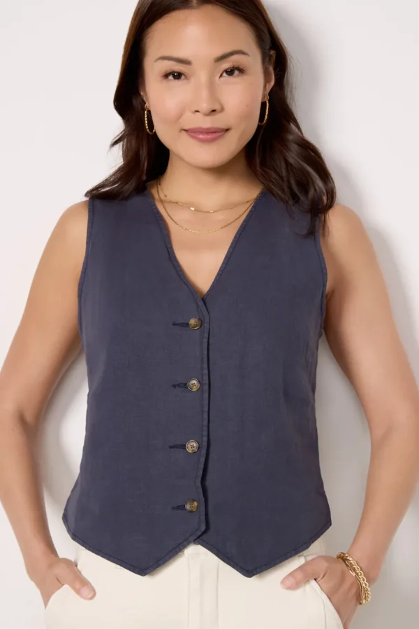 Monterey Linen Vest