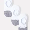 3 Pack Cushion No Show Socks