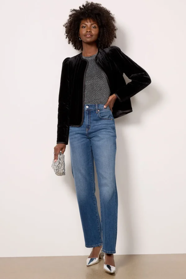Quilted Velvet Jacket