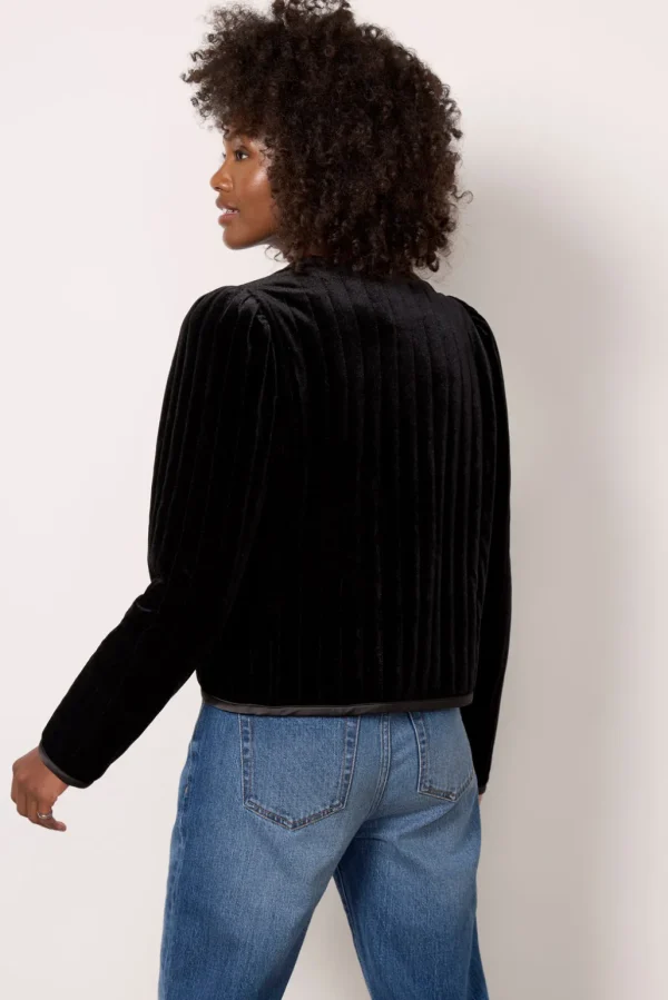 Quilted Velvet Jacket